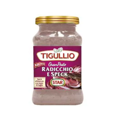 Tigullio Star Песто с радиккьо и ветчиной спек Star Tigullio Pesto Radicchio e Speck, 190 г