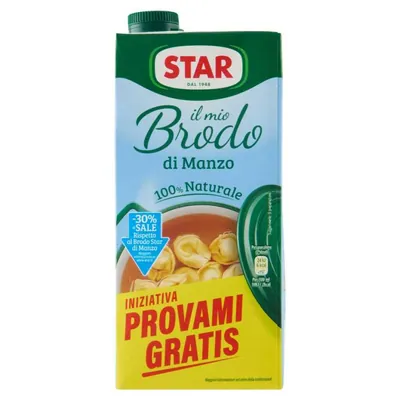 Star Beef broth -30% salt il Mio Brodo, 1 l