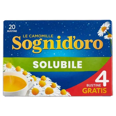 Sogni d'Oro soluble chamomile tea, 20 filter bags