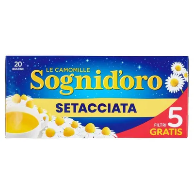 Sogni d'Oro Setacciata chamomile tea, 20 filter bags