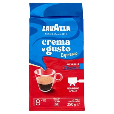Lavazza Кофе молотый Crema e Gusto Espresso Classico, 250 г