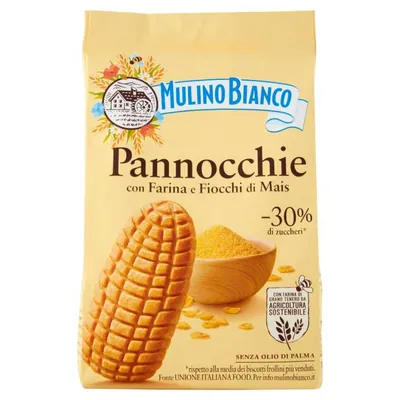 Mulino Bianco Pannocchie biscuits with corn flour, 350 g