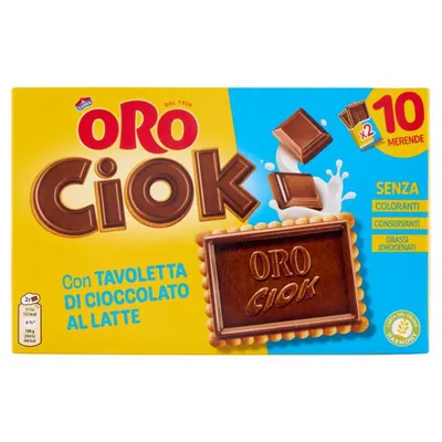 Oro Saiwa Печенье Oro Ciok Latte с молочным шоколадом, 250 г