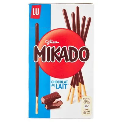 Mikado палочки в молочном шоколаде, 75 г