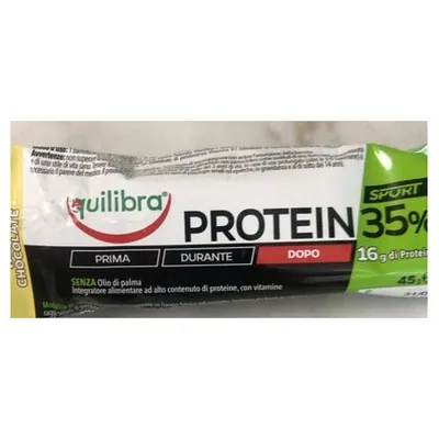Equilibra 35% protein bar white chocolate, 35 g