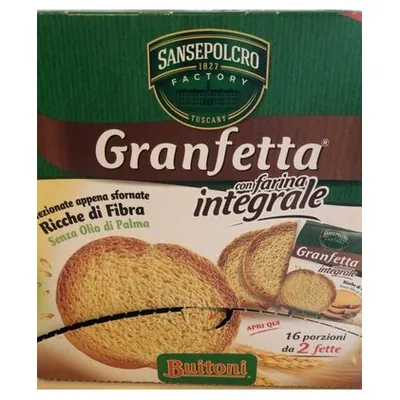 Buitoni whole grain Granfetta rusks, 16x2 pcs., 240 g