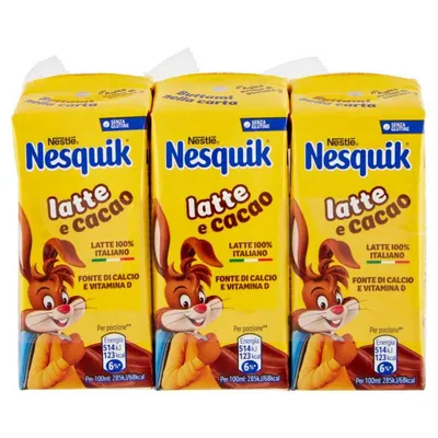 Nesquik ready to drink beverage, 3 pcs × 180 ml