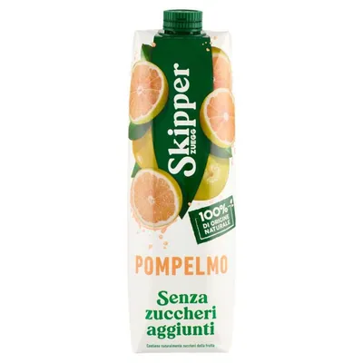 Zuegg Skipper Сок грейпфрутовый без добавления сахара, 1 л