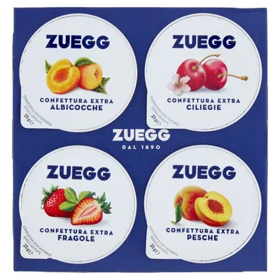 Zuegg джемы ассорти I Frutteti di Oswald, 4 × 25 г