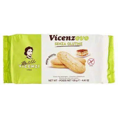 Matilde Vicenzi gluten-free Vicenzovo savoiardi ladyfingers, 125 g