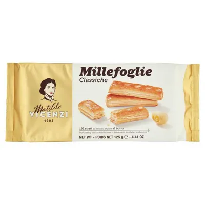 Matilde Vicenzi classic puff pastries, 125 g