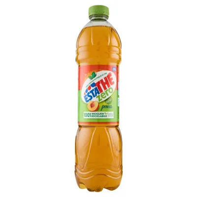 Estathé Холодный чай со вкусом персика Zero, в бутылке, 1,5 л