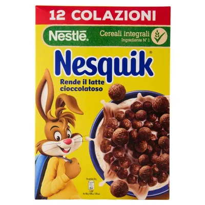 Nesquik Whole grain cocoa breakfast cereal, 375 g