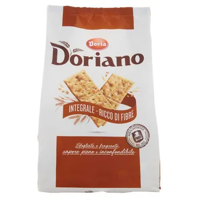 Doria Крекеры цельнозерновые Doriano Integrali, 700 г