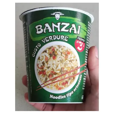 Banzai vegetable instant noodles, 67 g