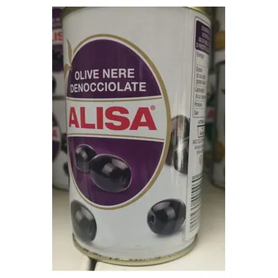Alisa pitted black olives, 280 g