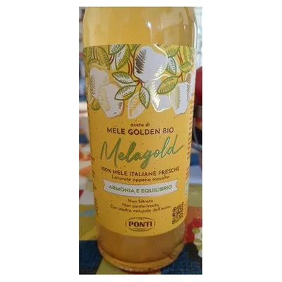 Ponti уксус яблочный Golden, 500 мл