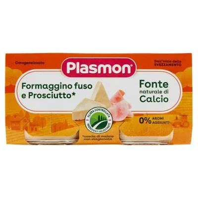 Plasmon плавящийся сыр с ветчиной, 2 × 80 г