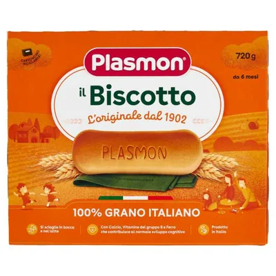 Plasmon Детское печенье, 8 упаковок, 720 г