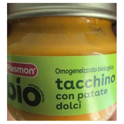 Plasmon Bio мясное пюре из индейки, 2х80 г