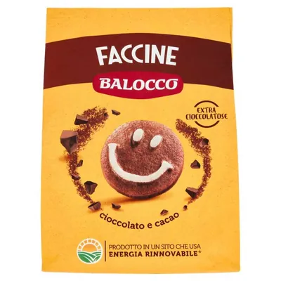 Balocco печенье Faccine с шоколадом и фундуком, 700 г