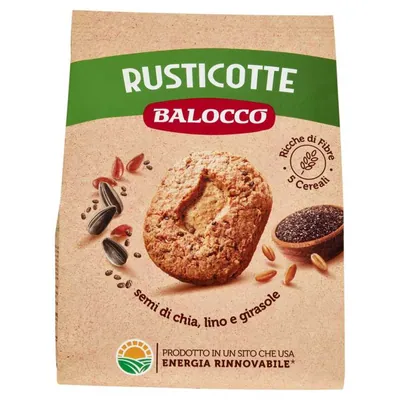 Balocco Цельнозерновое печенье Rusticotte, 700 г