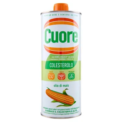 Cuore масло кукурузное в жестяной банке, 1 л
