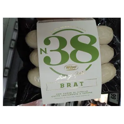 Wüber N. 38 Bratwurst, 240 g