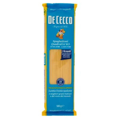 De Cecco Spaghettoni Quadrati n.413, 500 g