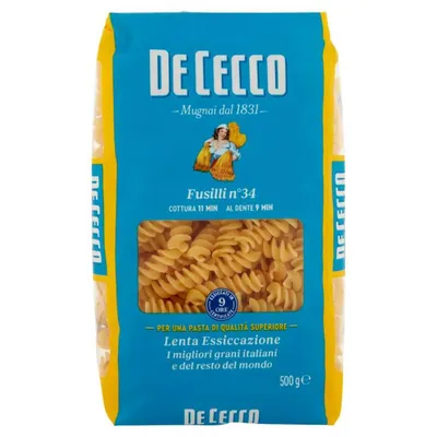 De Cecco Fusilli n.34, 500 g