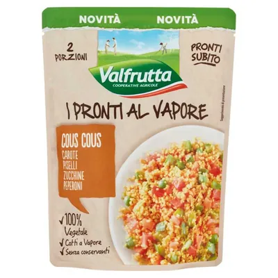 Valfrutta Steamed couscous, 220 g