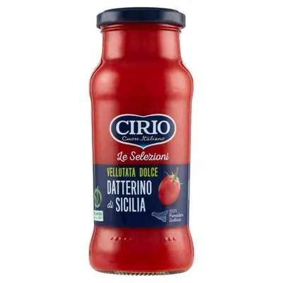 Cirio бархатистый томатный соус пассата Le Selezioni Dolce Datterino di Sicilia, 350 г