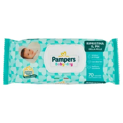 Pampers Baby Fresh Детские салфетки, 70 шт