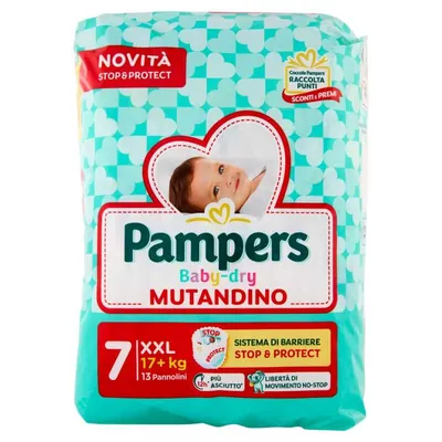 Pampers Baby Dry трусики-подгузники XXL, 13 шт.