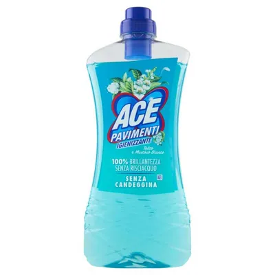 Ace Гигиеническое средство для мытья полов Тальк без отбеливателя, 1 л