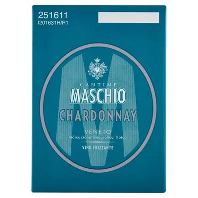 Cantine Maschio Chardonnay Veneto IGT Frizzante белое полусухое игристое вино, 0,75 л
