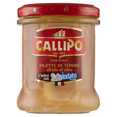 Callipo филе тунца в оливковом масле, 170 г
