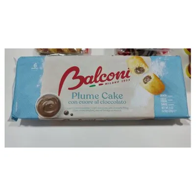 Balconi chocolate Plum Cake snack, 226 g