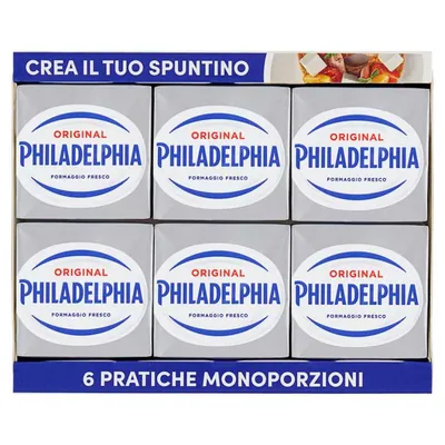 Philadelphia Сливочный сыр, 6 шт. × 25 г