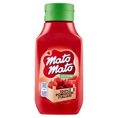 Mato Mato spicy tomato sauce Squeeze, 390 g