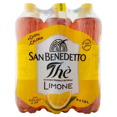 San Benedetto Холодный чай со вкусом лимона, в бутылке, 1,5 л