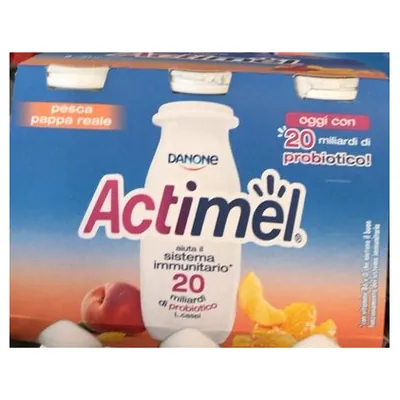Actimel peach and royal jelly drinking yogurt, 600 g