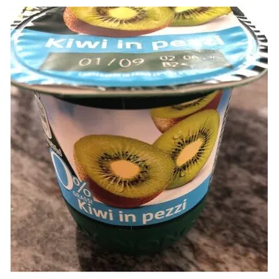 Activia Danone kiwi 0% fat yogurt, 4х125 g