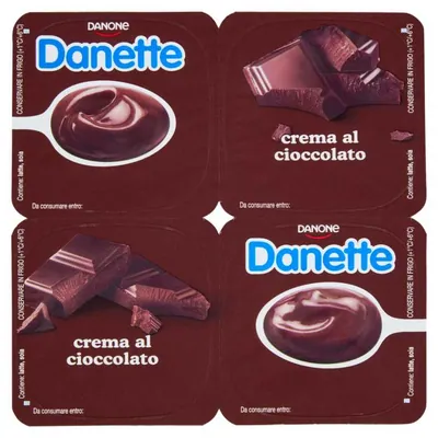 Danette chocolate dessert cream, 4 × 125 g
