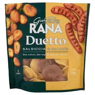 Giovanni Rana Равиоли Duetto с колбасками и картофелем, 250 г