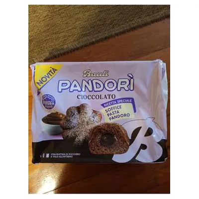Bauli Pandorì chocolate cream mini pandoro, 178 g
