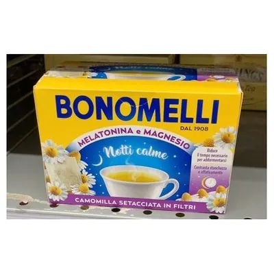 Bonomelli chamomile tea with melatonin and magnesium, 14 filter bags