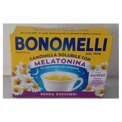 Bonomelli soluble chamomile tea with melatonin, 16 sachets
