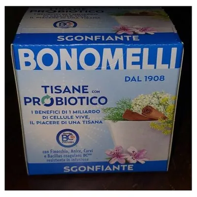 Bonomelli травяной чай Probiotico Sgonfiante, 10 фильтр-пакетов