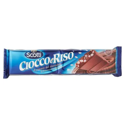 Riso Scotti Шоколад с воздушным рисом Cioccoriso, 100 г